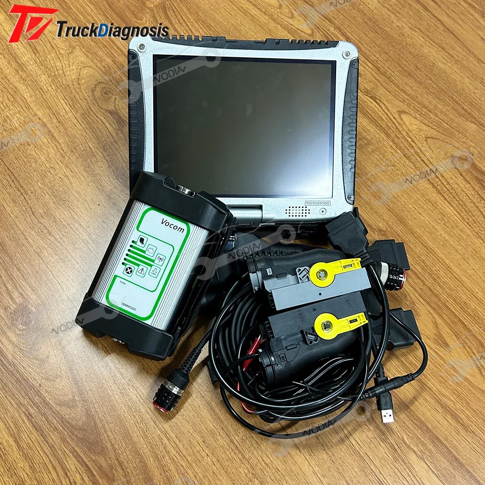 for 88890300 VOCOM VOCOM 1with ECU programming test cable For/Mack Test Diagnostic Tool and CF19 laptop Ready to use