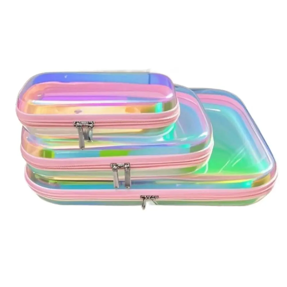 Transparent Laser Storage Box Organizer Design Simple Transparent Storage Box Desktop Size High Quality Desktop Organizer
