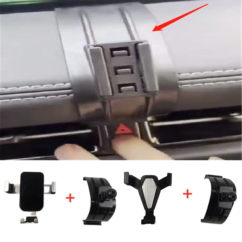 1Set Plastic Material For 2020 2021 Neat U PRO Gravity Linkage Special Car Phone Holder Bracket Stand Mobile