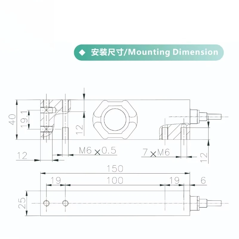T704 100kg C3 High Precision Stainless Steel Single Point Weighing Weighing Sensor IP68 Strong Stability