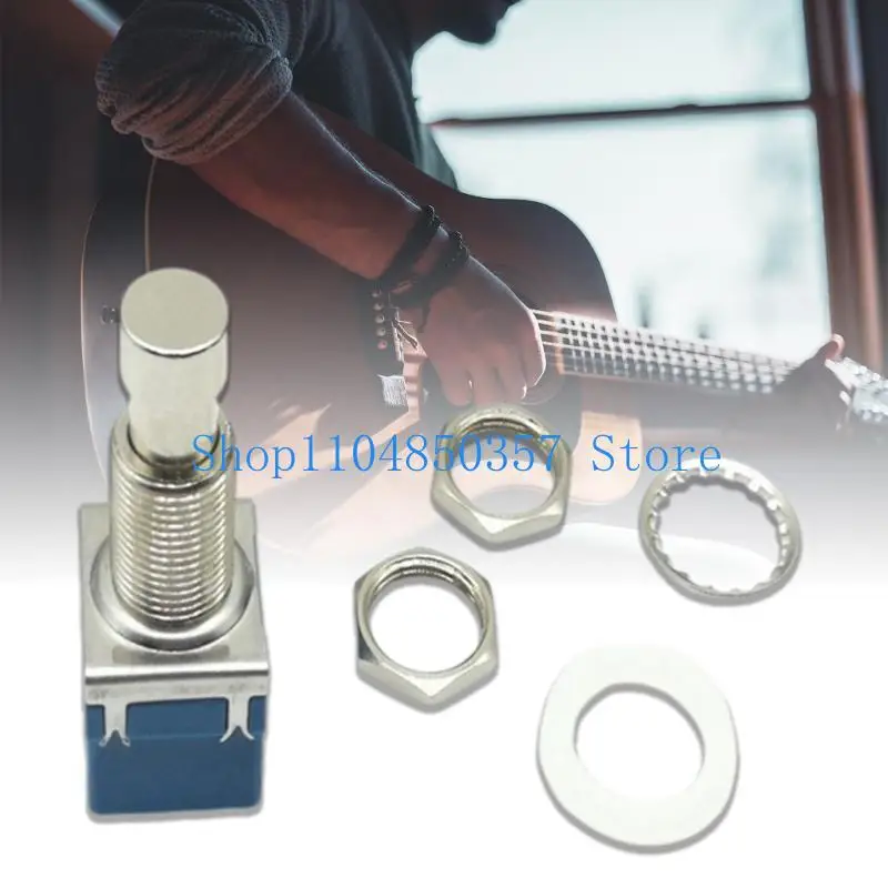 5 Stücke Gitarre Effektpedal 3PDT 9 Pin Box Stomps Fußschalter True Bypass Effektpedal Fußschalter E-gitarre Zubehör – Detail 4