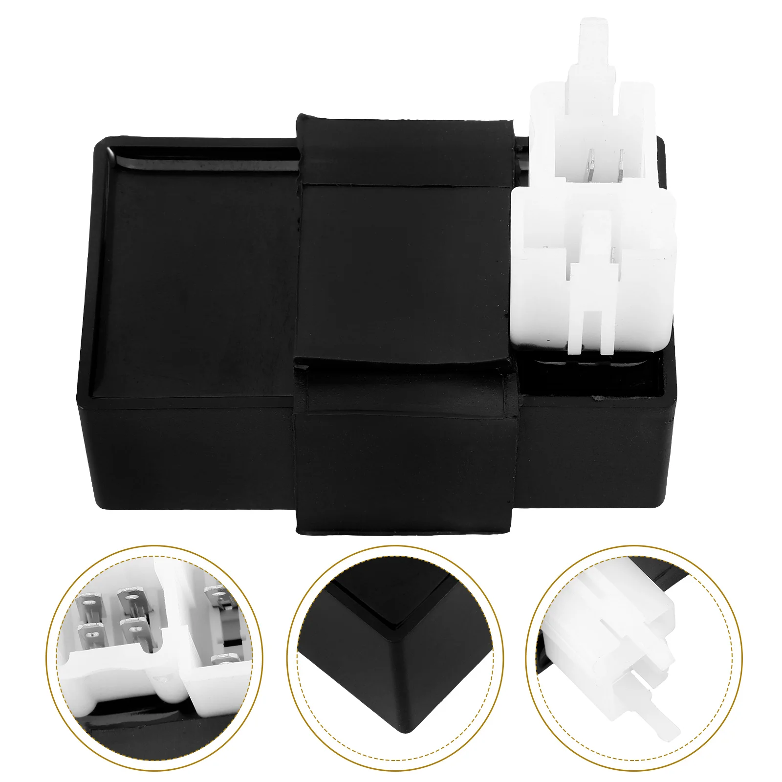 

6-Pin Cdi Ignition Box Ignition Adapter for 125cc-250cc Vertical Engine Atv Off-Road Vehicle Go Kart Reliable Igniter