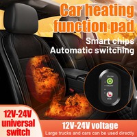 12V/24V Universal Heated Car Seat Pad Winter Warmer Heated Seat Cushion Fast Heating Seat Electric Heating Pad for car SUV truck