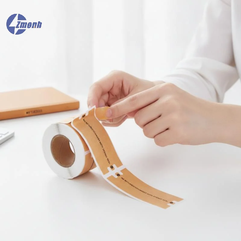 100/150Pcs Tamper-Proof Sealing Stickers Security Labels Sealing Tape Roll Anti Theft Package Seal Tape For Shipping Packaging
