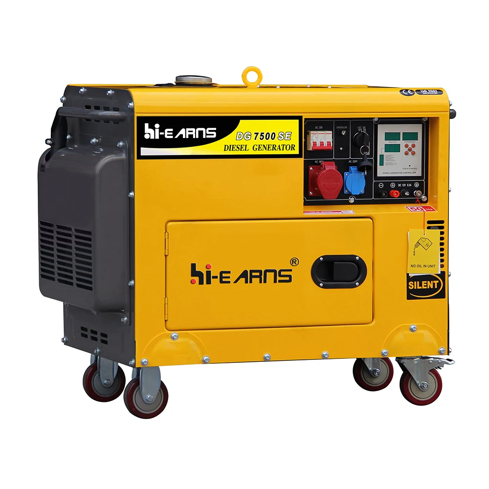 

Best price 6KVA 5.5KW silent 380V 400V dies el generator