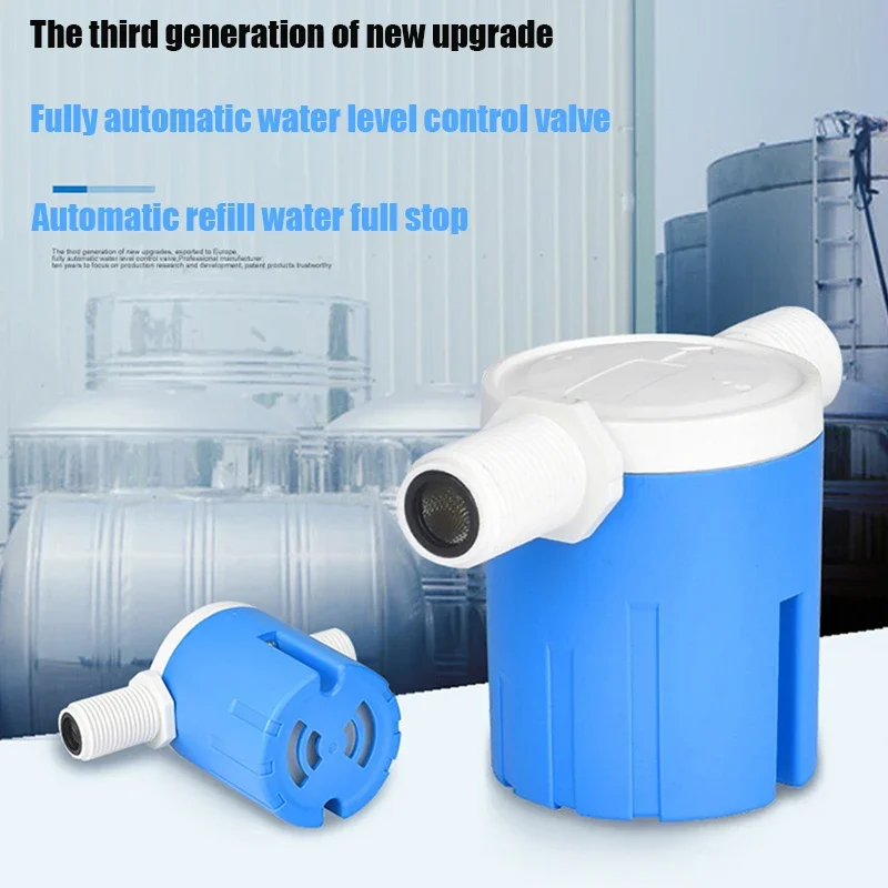 1/2'' 3/4'' 1'' Water Tower Tank Pool Water Level Controller Automatic Buoyancy Valve Replenishment Switch Float Valve