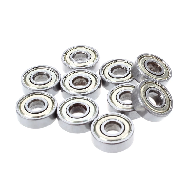 

50 Pcs. Ball Bearings Miniature Deep Groove Ball Bearings 608 ZZ 8 X 22 X 7Mm Bearing Steel