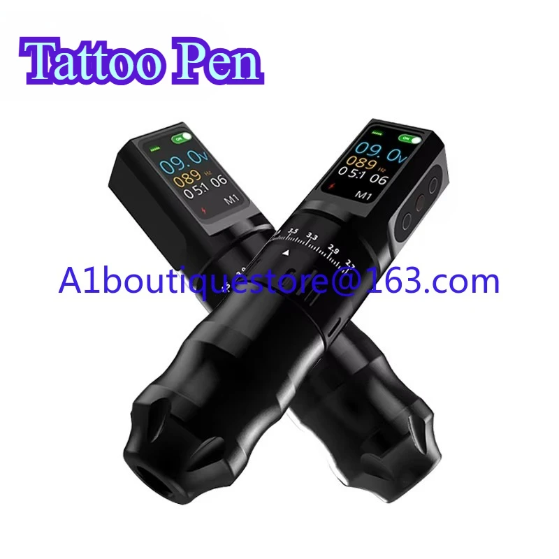 

1Pcs Battery Wireless Tattoo Pen Adjustable Stroke 2.7-4 mm Rotating Tattoo Pen