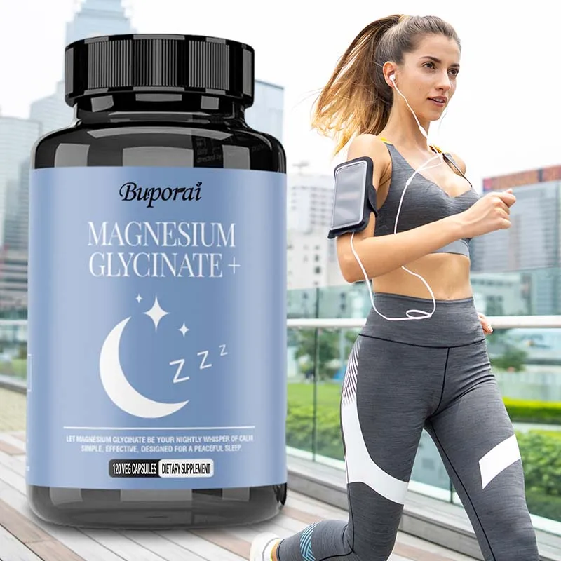 Magnesium Glycinate - Highly Absorbable Magnesium Supplement To Support Muscle Development and Improve Sleep