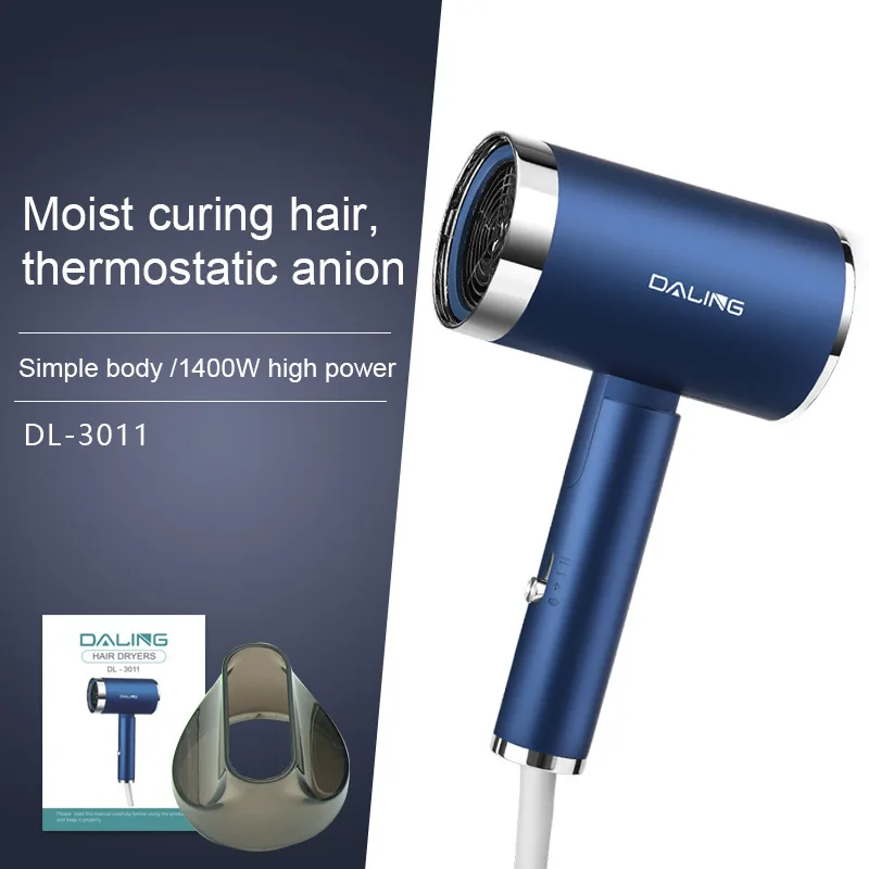 DALING DL-3011 hot selling high-power household hair dryer, with adjustable negative ion cold and hot air