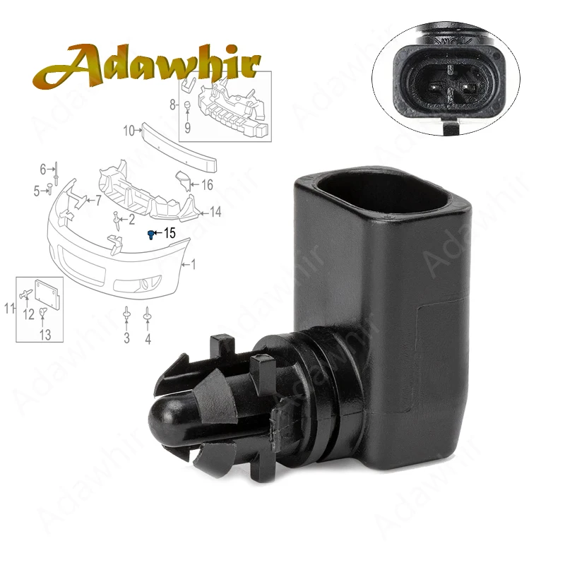 Outside Air Temperature Sensor 25775833 for Vauxhall Corsa E Zafira C Mokka Adam