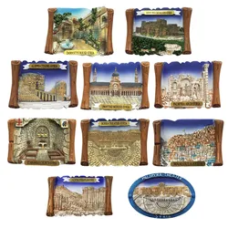Asia Syria Tourist Souvenir Fridge Magnets Decoration Articles Handicraft Magnetic Refrigerator Collection Gifts