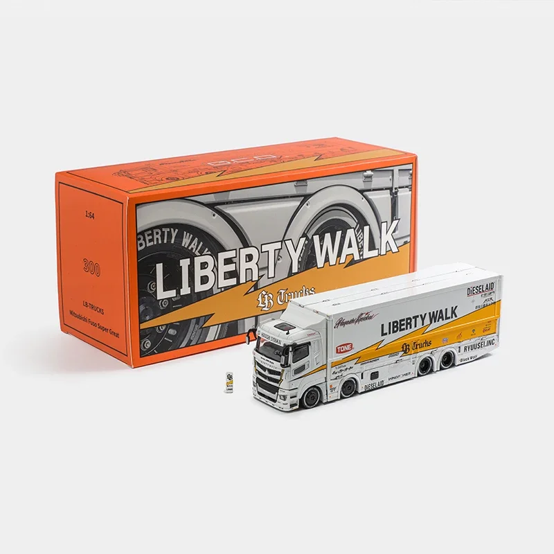 ミニカー Fuso Super Great Transport LBWK GCD 1:64 Mitsubishi Fuso Super Great Transport LBWK TAS 2026