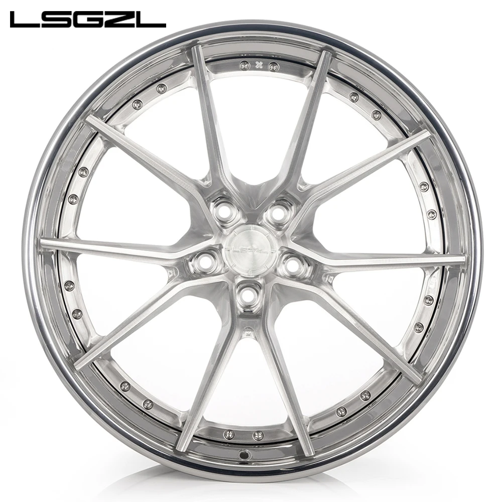 Two-piece Forged Wheels Are Suitable for BMW 6, 5, 8 Series GT, Audi S5, A5, A6L, Mercedes E Class, C63, Lamborghini Refit