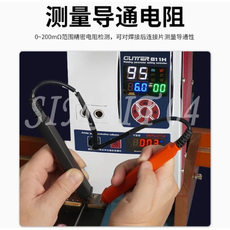 Spawarka punktowa przemysłowa 811H 42KW z podwójną funkcją i zintegrowanym pisakiem spawalniczym do akumulatorów 18650/21700/32650