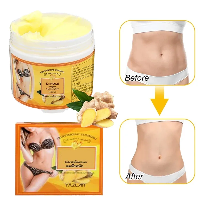 Fast Belly Fat Burner Slimming Cream Abdominal Muscle Body Firming Cream Weight Loss Anti-Cellulite Health Care Spa Massager