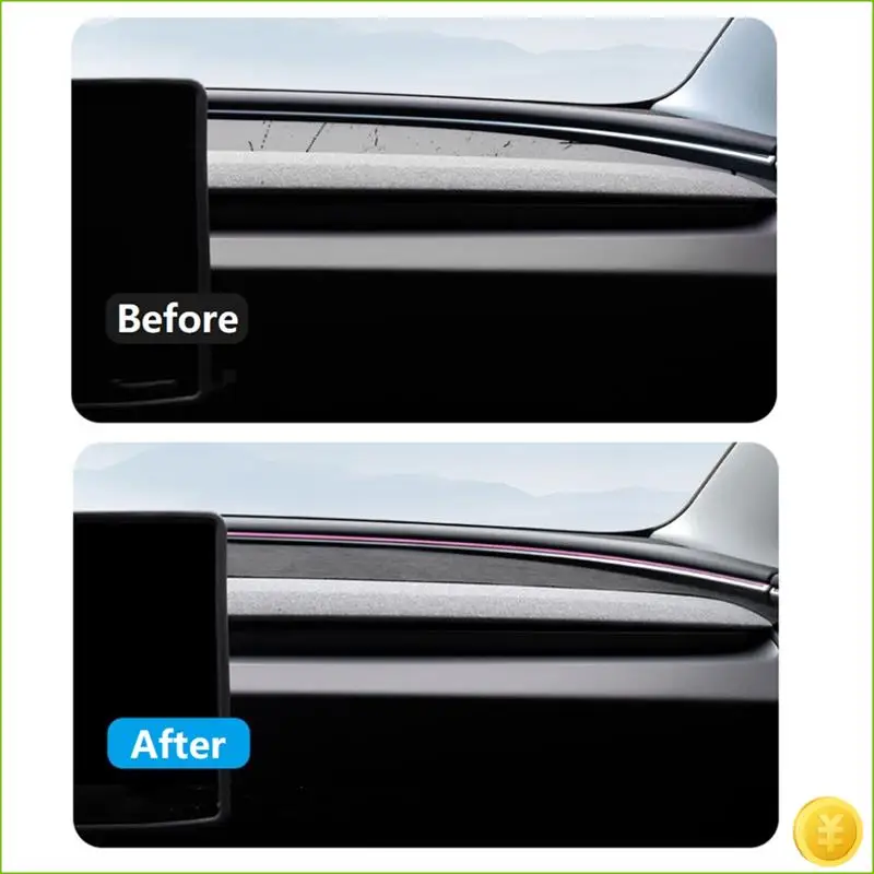 

For Tesla Model 3 Highland 2024 Dashboard Cover Pad Sunshade Protector Anti-UV Dash Mat Sun-Shading Non-Slip Cover Accessories