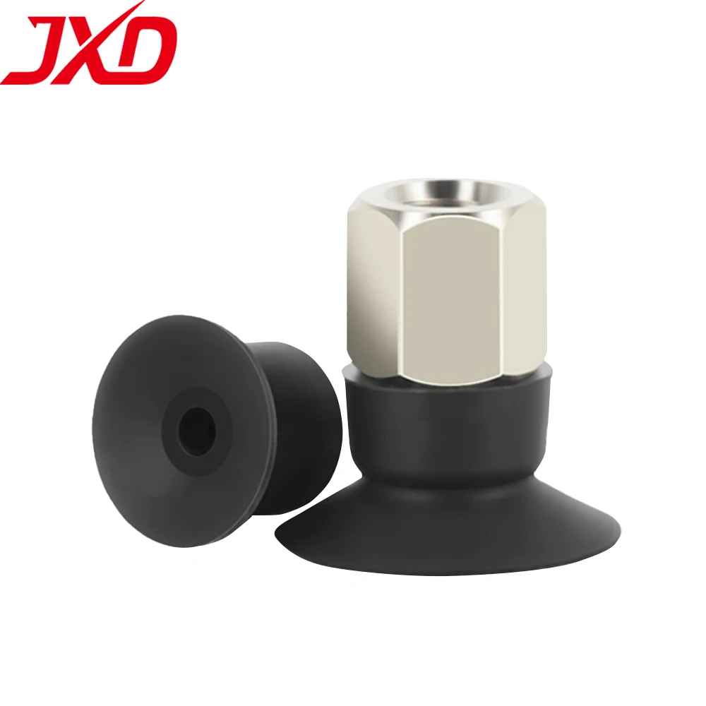 JXD SMC Vacuum Suction Cup Set ZP2-TB04/06/08/10/15/35MUGS/MUN-B5/H5 Round Soft Flat Type Anti Static Black Vacuum Sucker - Image 4
