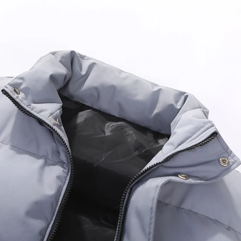 Men's Gradient Cotton-Padded Jacket Outdoor Sports Waistcoat with Large-Capacity Three-Dimensional Pocket New Men's Coat