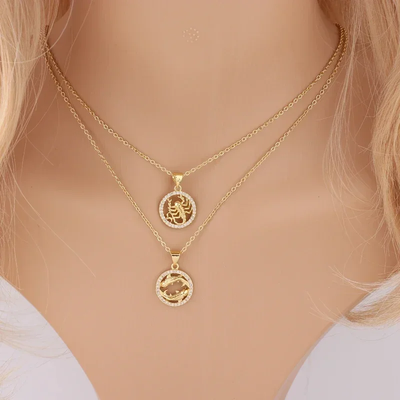 Constellation Necklace Scorpio Leo Capricorn Aquarius Necklace Zodiac Libra Taurus Virgo Gemini Sagittarius Pisces Aries Cancer