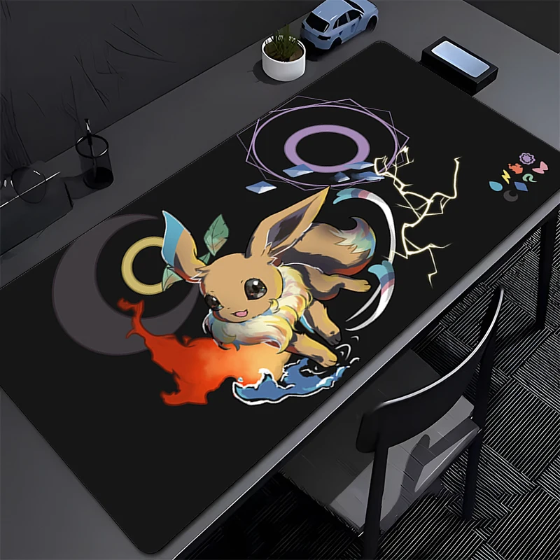 

Exquisite Mouse Pad pc speed e-sports players Office Laptop Computer Keyboard Pad P-Pokemon Non Slip Desk Mat Lock Edge Mousepad
