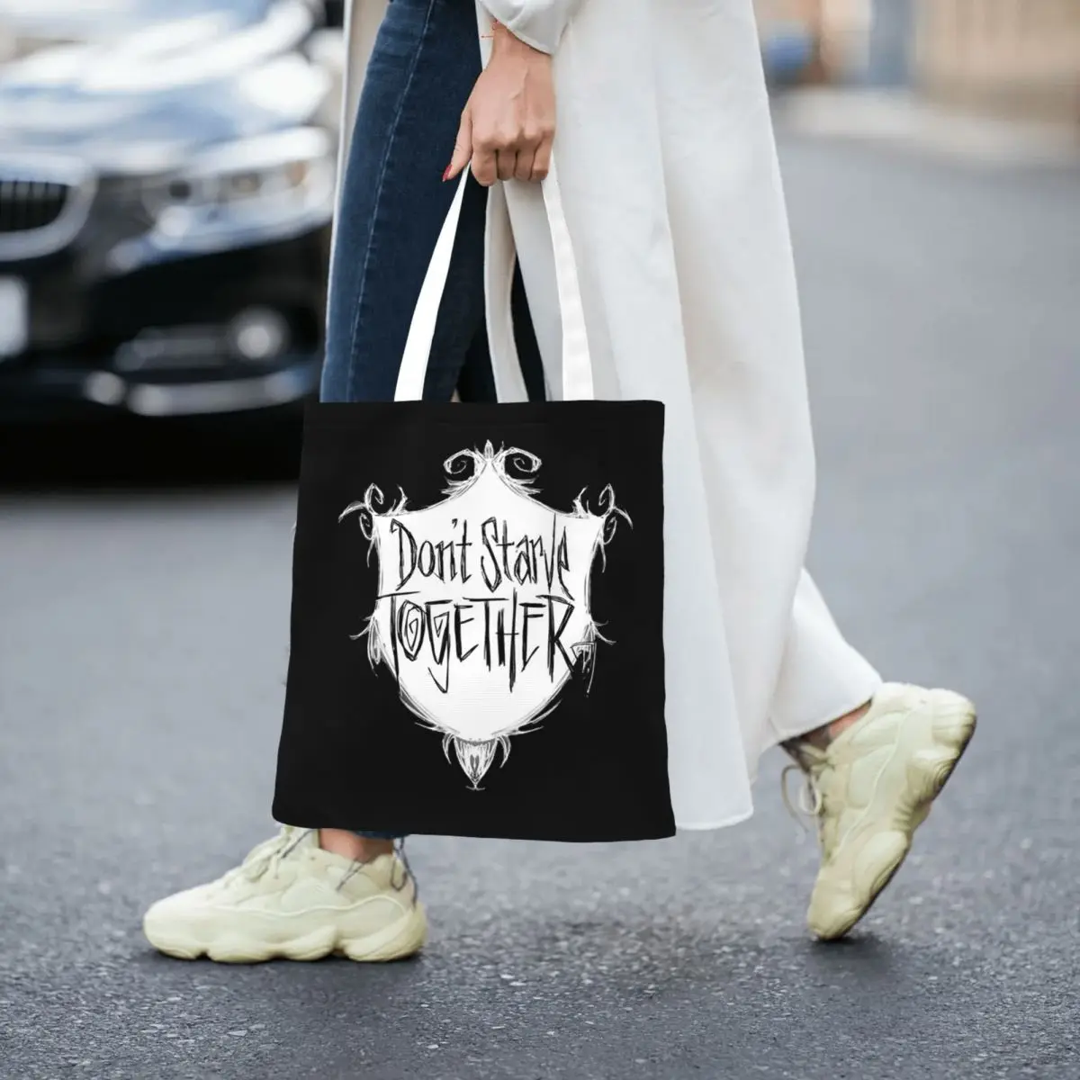 Don T Starve Together Boodschappentassen Opvouwbaar canvas De draagtas Meisjes schoudertas Reishandtas