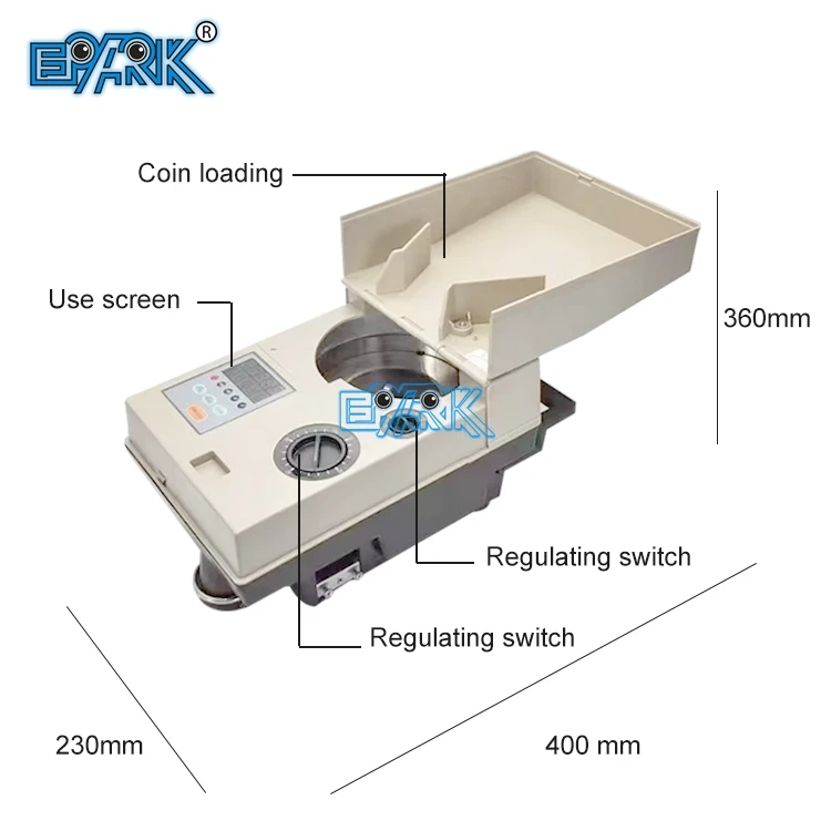 Intelligent high-speed self-service coin counting and sorting machine