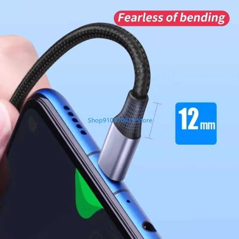 B95C Type C to USB 5Pin OTG Data Cable 2.4A Fast Charging Cord Wire Support OTG for Headphones, Speaker, Game Consoles