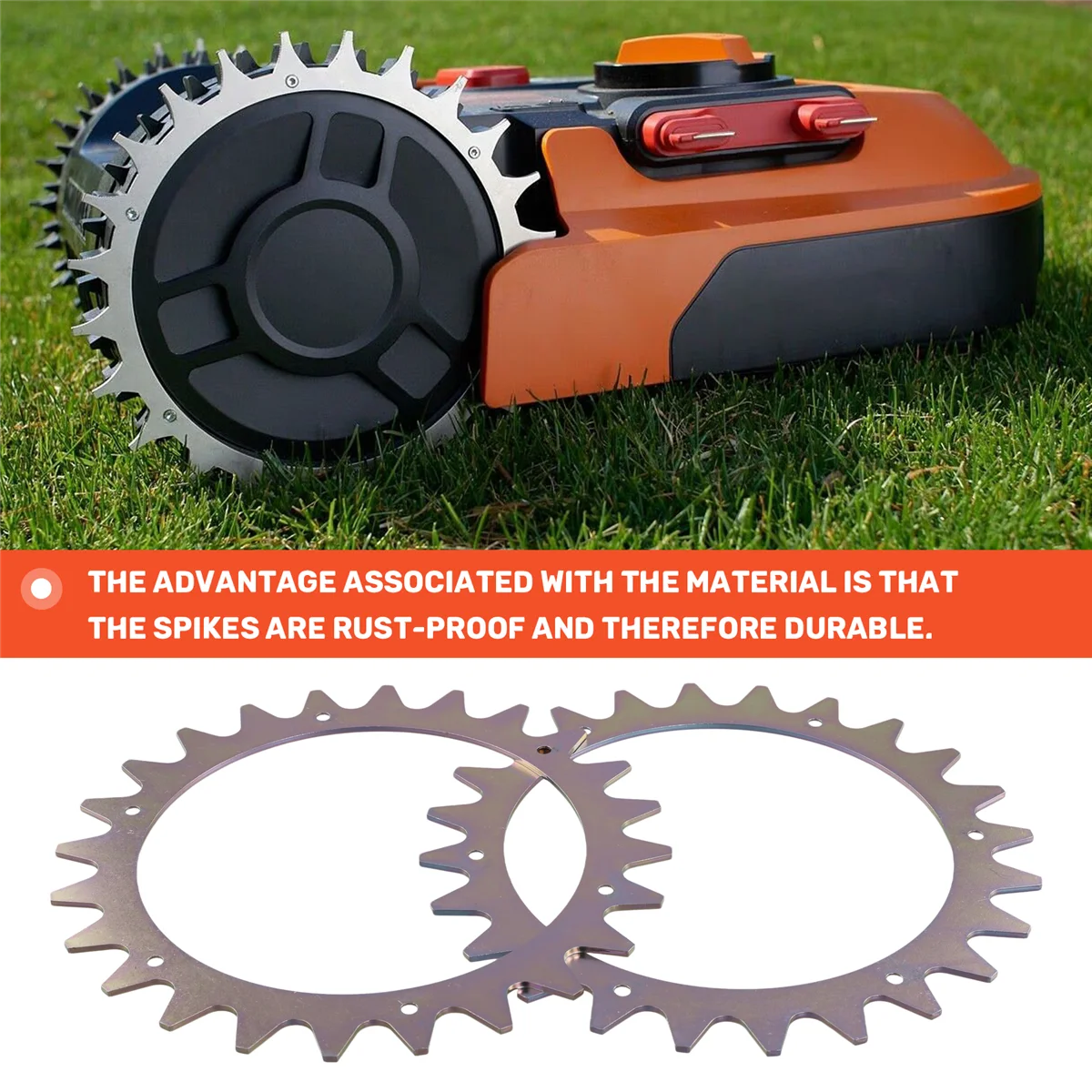 

Сысканный! Аксессуары для косилок, шпильки для тяговых колес 205 мм для робота-косилки Worx Landroid серии S&M