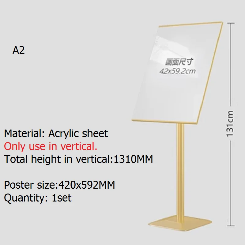 

Роскошный индикатор A2, направляющая карта, вертикальная дисплейная доска для воды, рекламный щит для посадки, демонстрационная карта, карта для посадки, знак для пола, склад