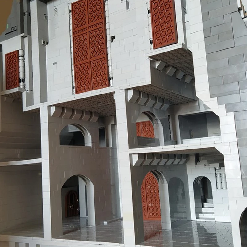 13669PCS Moc Medieval Ancient Castle Model Building Blocks DIY Sets Education Assembly Bricks Toys Kids Surprise Christmas Gifts