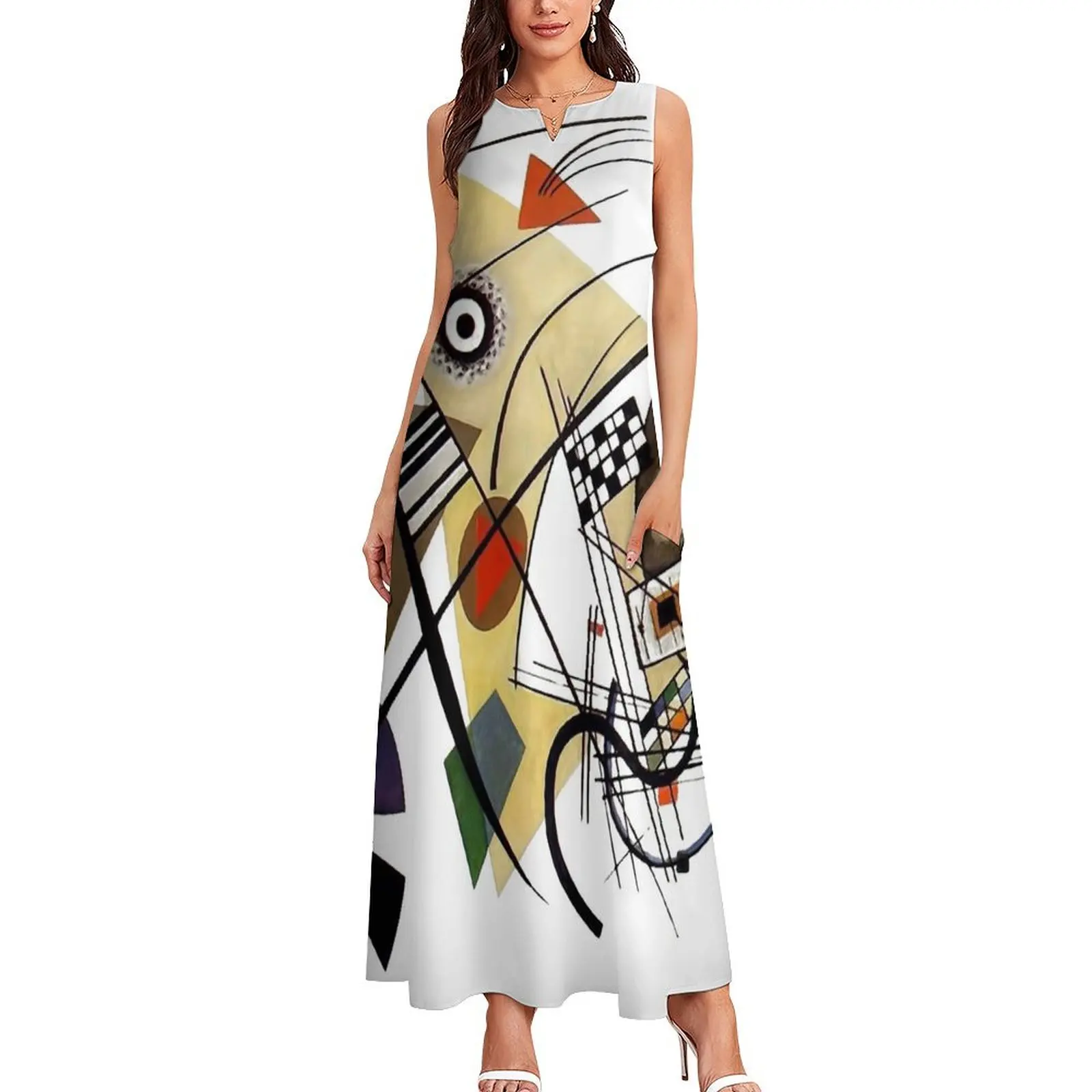 Kandinsky Traverse Line, 1923 Long Dress womens dress bandage dress for women 2025 for women