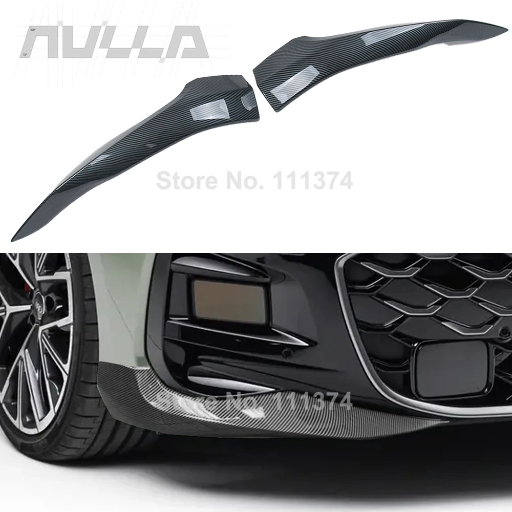 

For Audi A5L B10 2025 Front Bumper Anti-collision Protection Cover Anti Scratch Frame Carbon Decoration Accessories