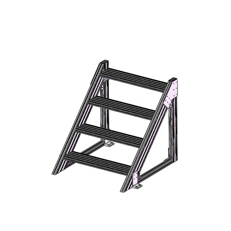 ladder 3 steps 2 feet step stool aluminum giant ladder work platform ladder