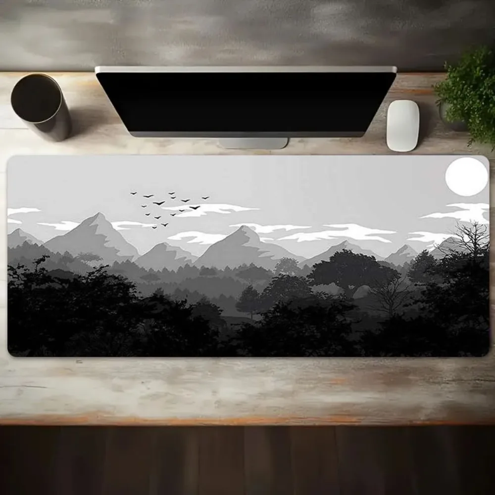 CIFBUY Large Mouse Pad Thickened Desk Mat Anti Slip Rubber Gaming Office Table Mat Durable Bright Scenery Computer Pad