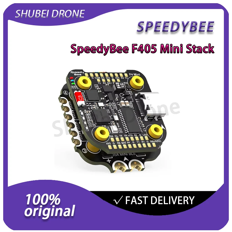 SpeedyBee F4 MINI Flight Control & BLS 35A V2 ESC 20x20 F405 Mini Stack for FPV Racing Drone 3-6S Lipo Support