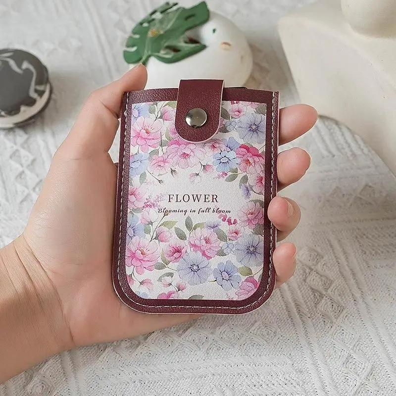 

Портативный очаровательный выдвижной держатель для карт с несколькими отделениями для карт — органайзер для удостоверений личности, банковских карт, проездных билетов для женщин