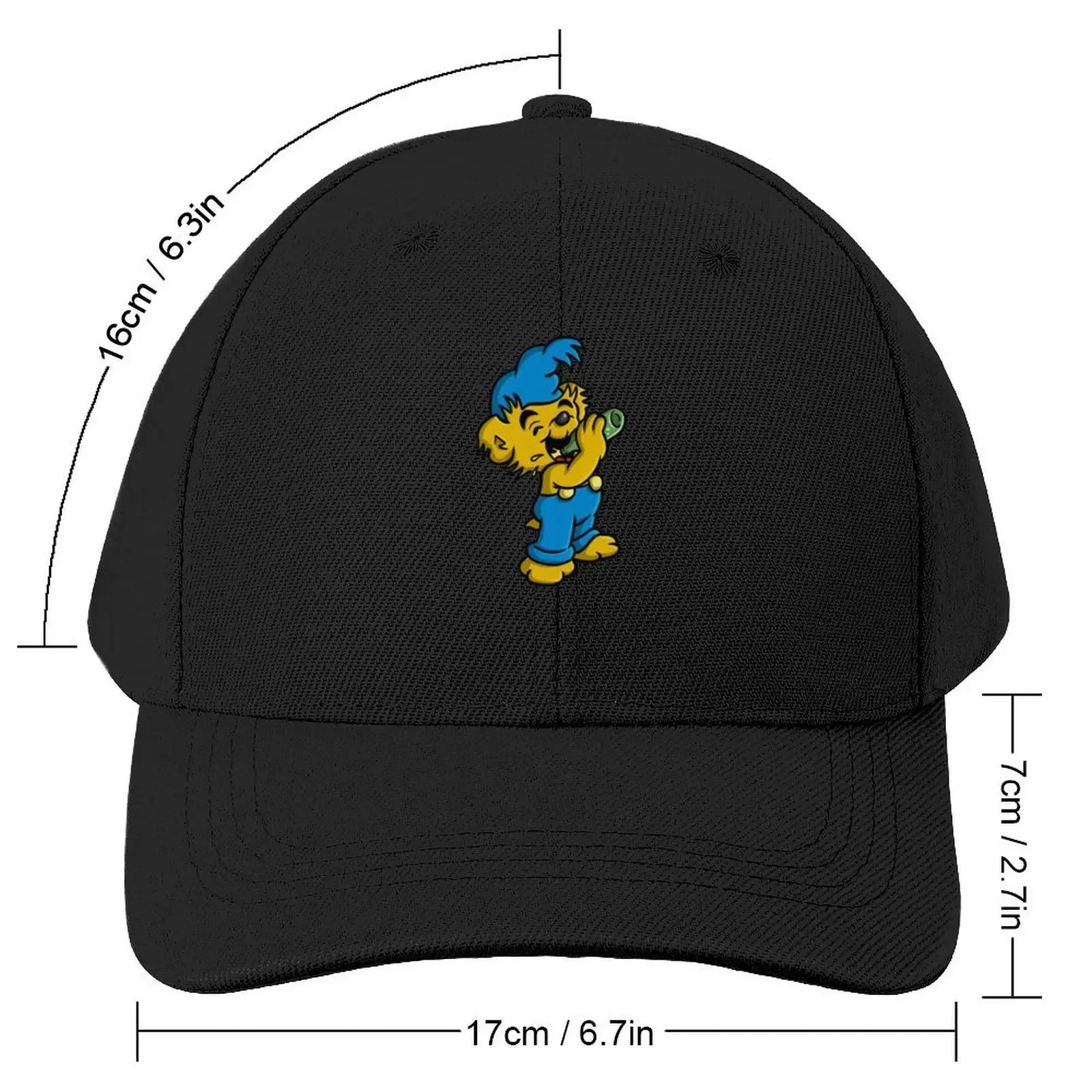 Bamse Tramse - T?rstig Baseball Cap funny hat Big Size Hat Hats For Men Women's