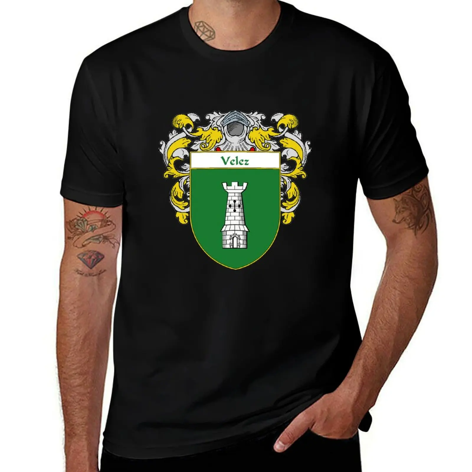 

soft men t T-Shirt for man Coat shirt shirts of t luxury Arms/Family cotton man Crest 100% t cotton shirt Velez