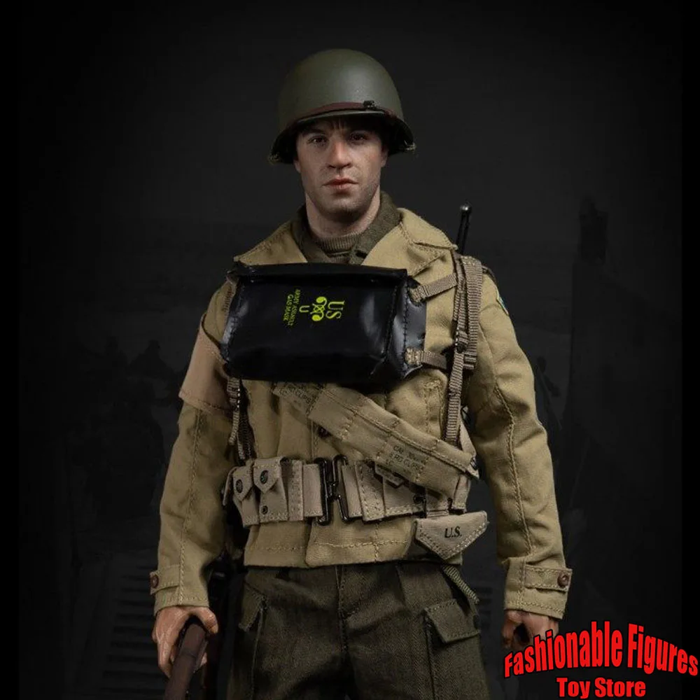 FP020 1/6 Men Soldier US Ranger Private Rfile Man 2nd Ranger Battalion-France 1944 12inch Action Figure Model Collectible Toys