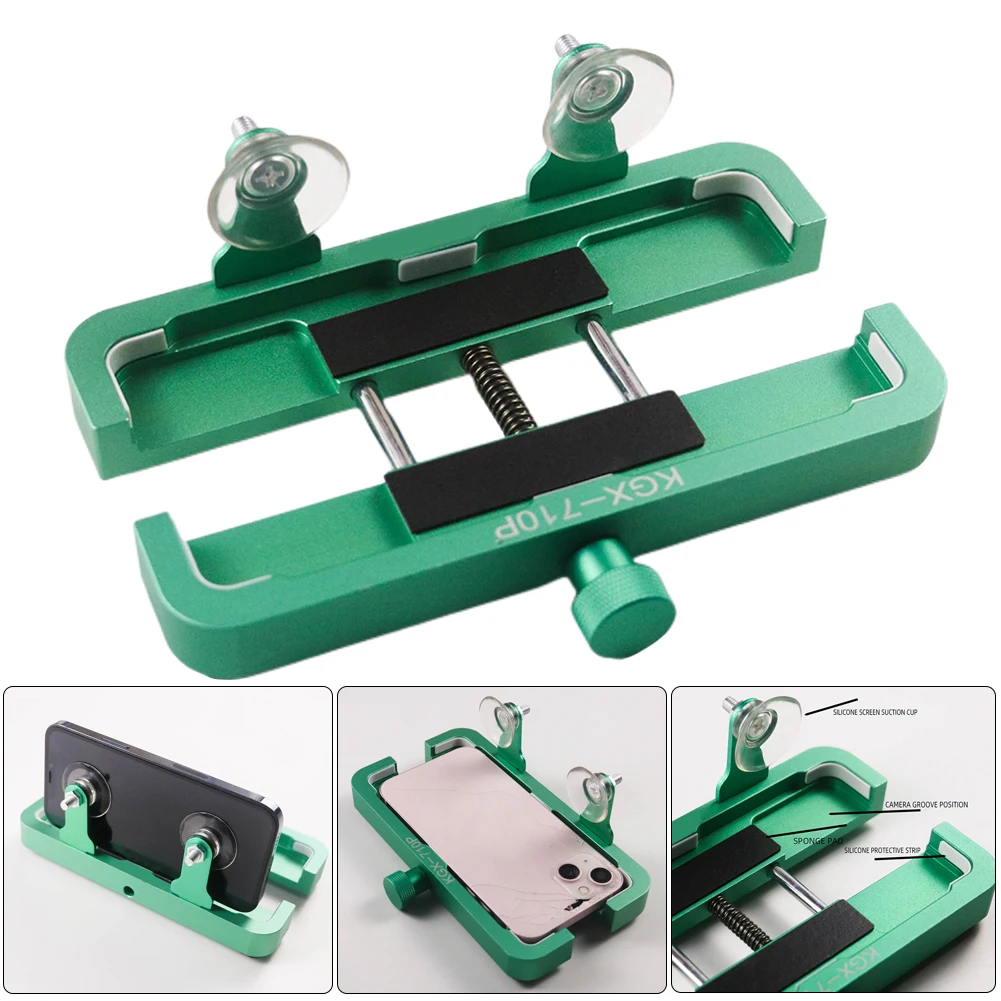 KGX-710P Mobile Phone LCD Screen Repair Holder Clamp Mobile Phone Screen Separation Fixture Tools for iPhone X/12/13/14 Pro