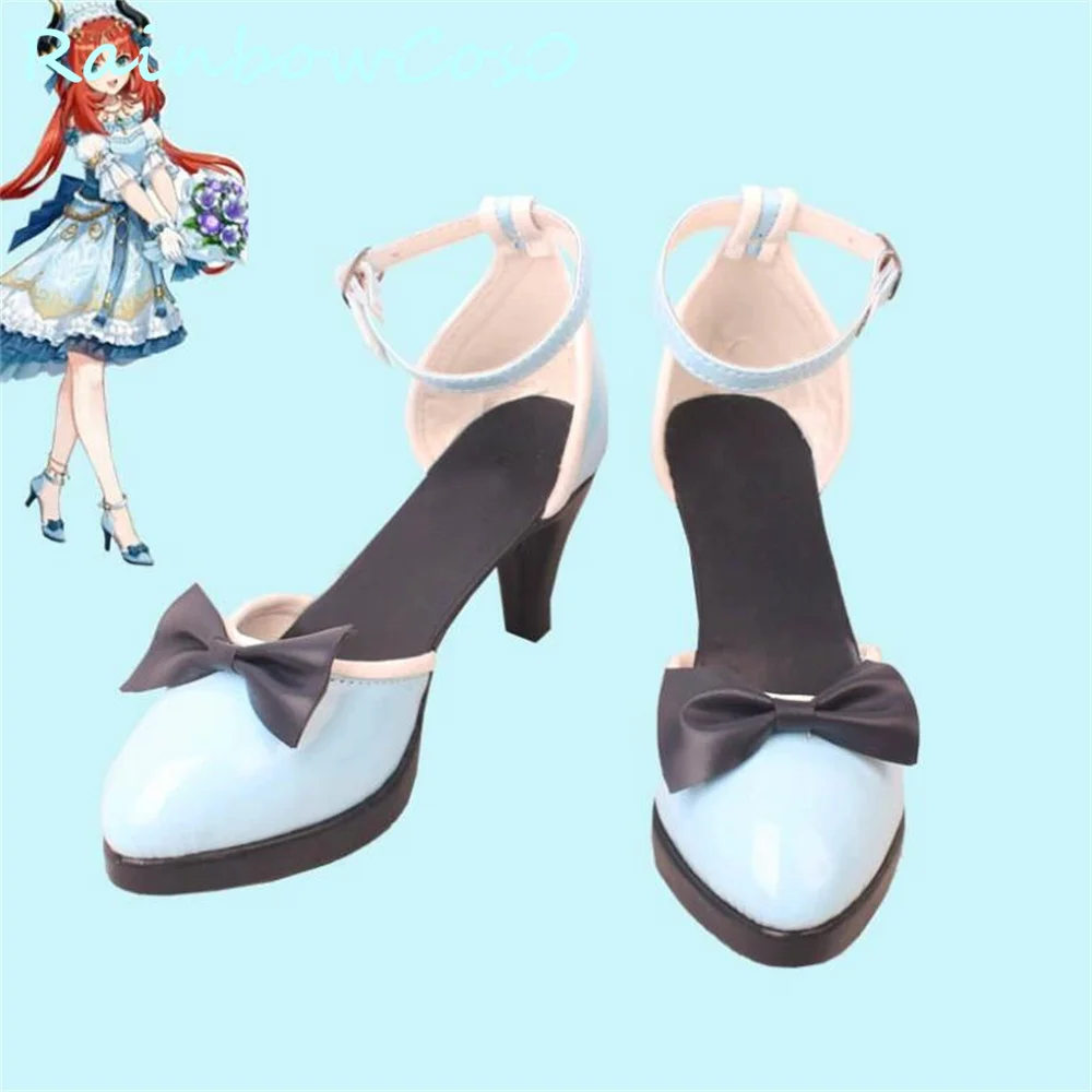 Genshin Impact Nilou Cosplay Chaussures Bottes, Jeu, Anime, Halloween, Noël, Rainbow Cos0, W3451