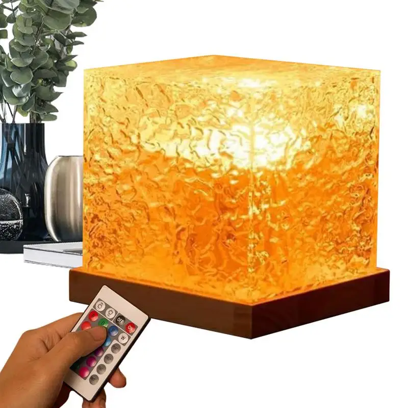 

Лампа Tesseract Cube 16 цветов, лампы для ночного освещения, лампы для фотографий, хрустальные лампы, усилитель хрустального настроения для дедромов