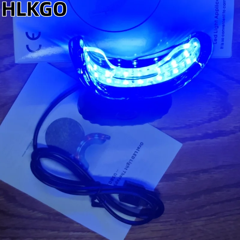 

Устройство для облегчения боли в немедленных зубах, красный, синий свет, терапия для ухода за полостью рта для лечения чувствительности десен