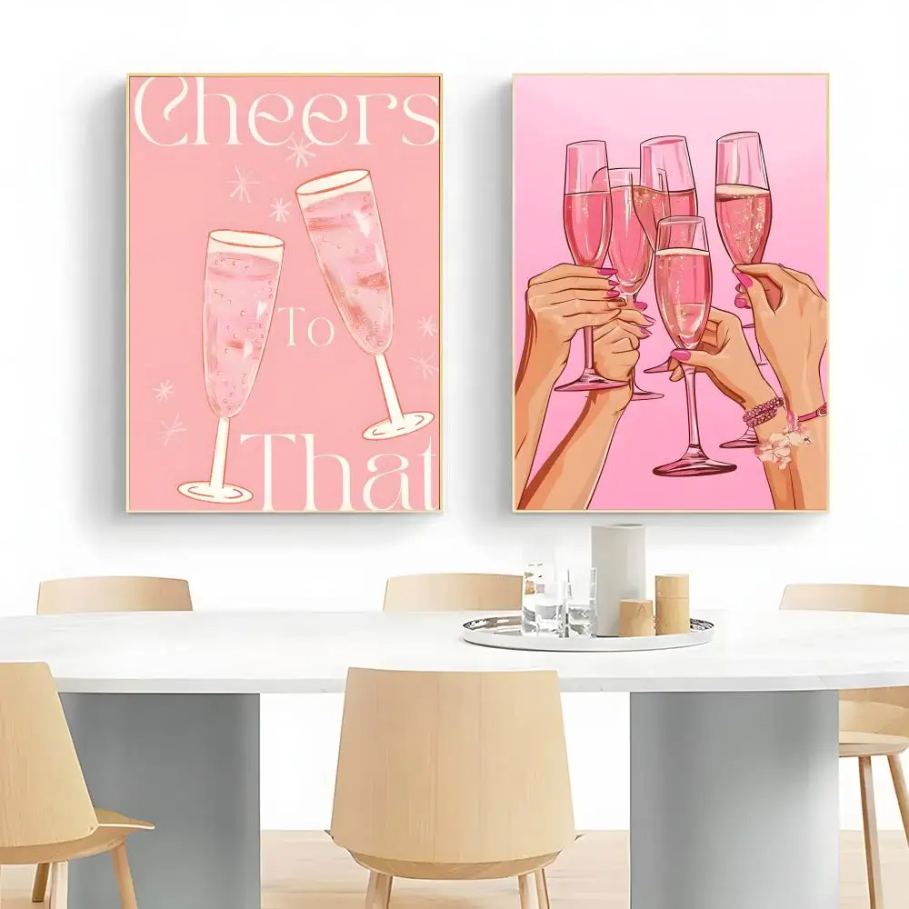 Cheers Poster Wall Art Print Poster Decorative Mural Home Decor Gift Unframed