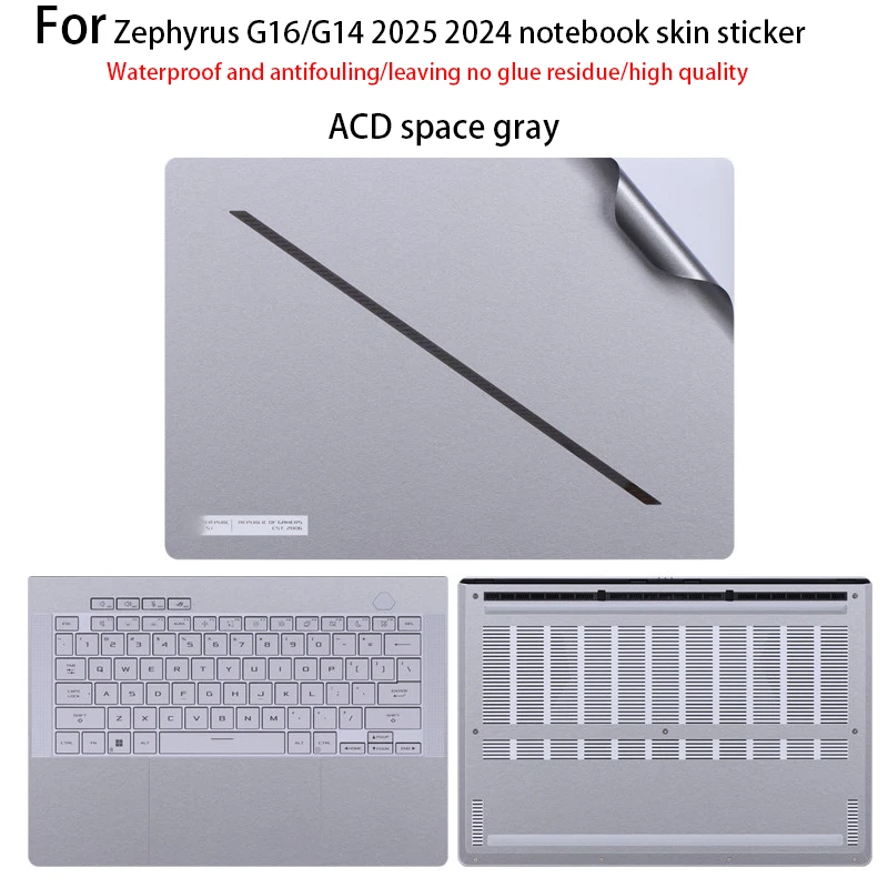 For Rog Zephyrus G14/G15 2023 2022 Body Film GA402/GA401 Laptop Skin Sticker GA503R Computer Protective Film Flow X13 GV302 2024