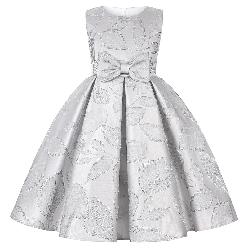 Flower Girls Princess Dress Summer Embroidery Fashion Kids Dress Piano Performance Evening Gowns 2-10 Years Children's Clothing image 2