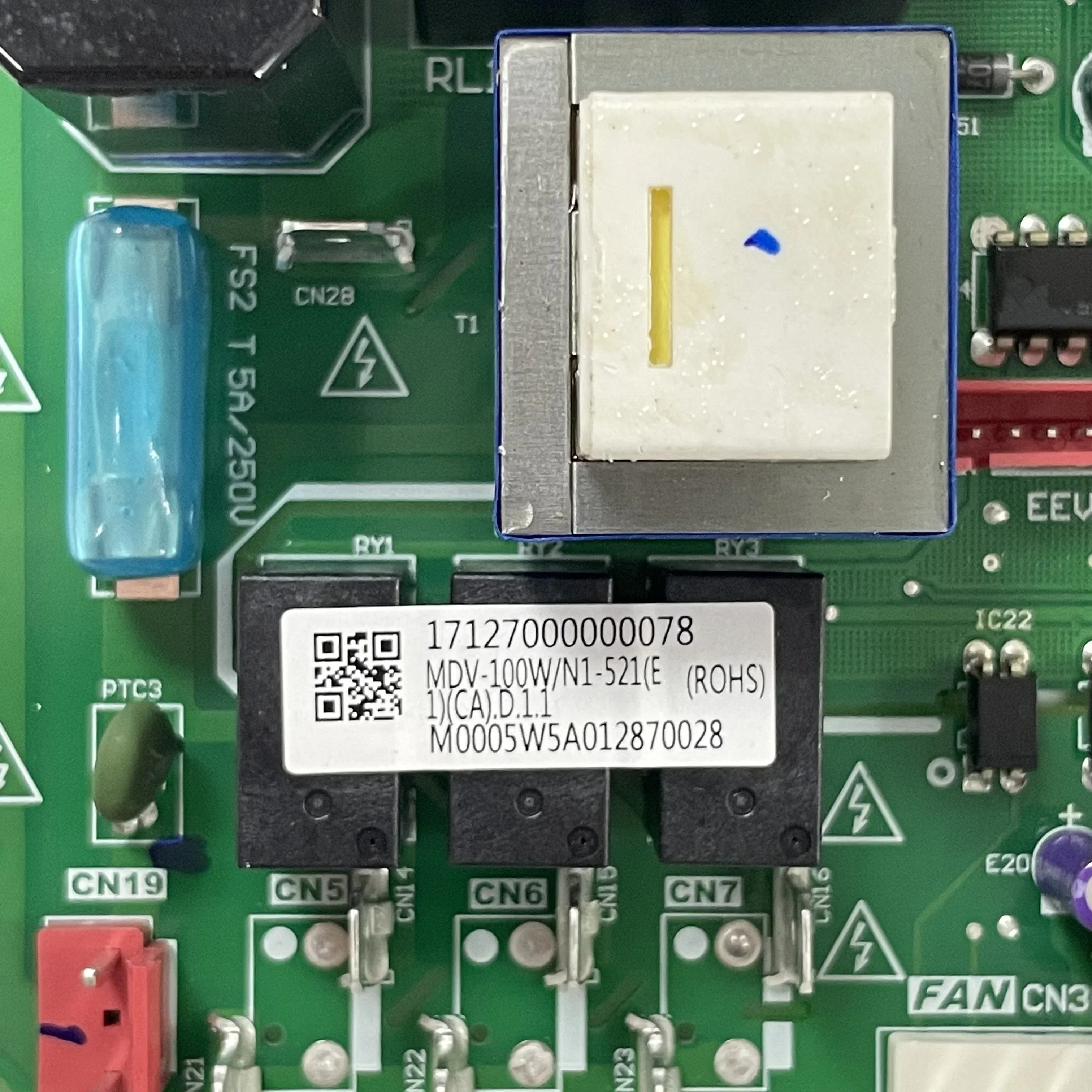 Original Central Air Conditioning Multi Line Outside Machine Circuit Board CE-MDV100W/DN1-520.D.2.1 Mother Board On Sale