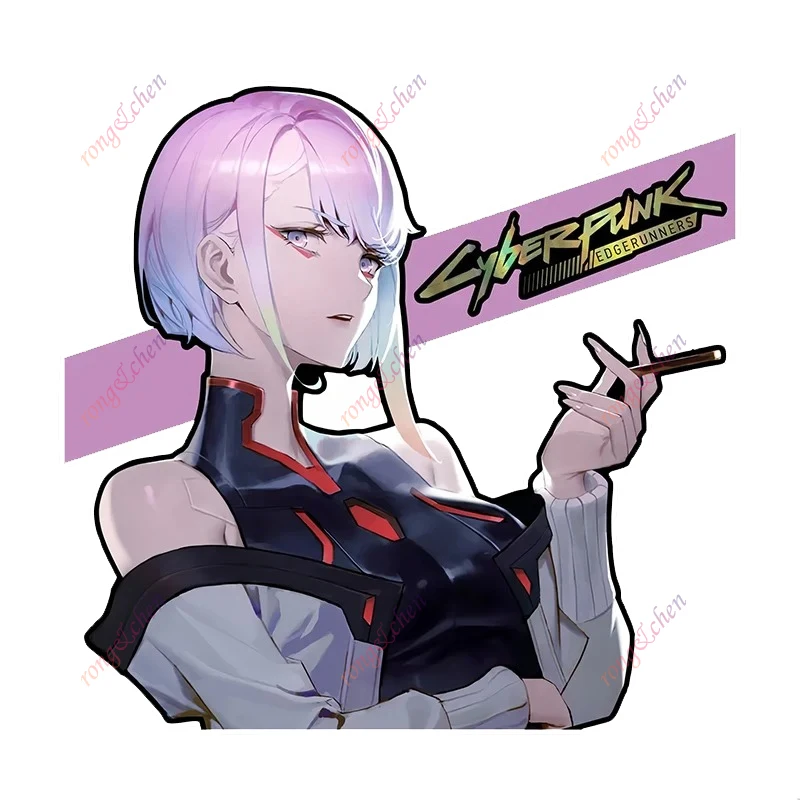 

Sexy Car Sticker Edge Runner Lucy for Car Motorcycle Racing Helmet Laptop Trunk Body Car Window Surfboard Waterproof PVC Decals