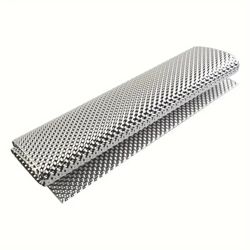 1PC Car Embossed Aluminum Heat Shield 300x500mm Turbo Manifold-Exhausts Electrical Direct Car Multi-Function Tool Accessories